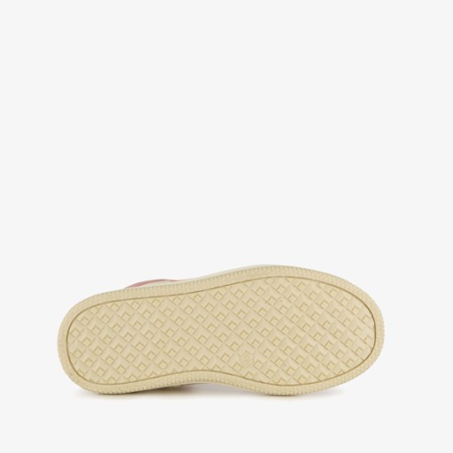 Hoge meisjes sneakers pastelroze