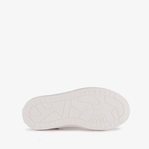 Hoge meisjes sneakers roze met hartjes