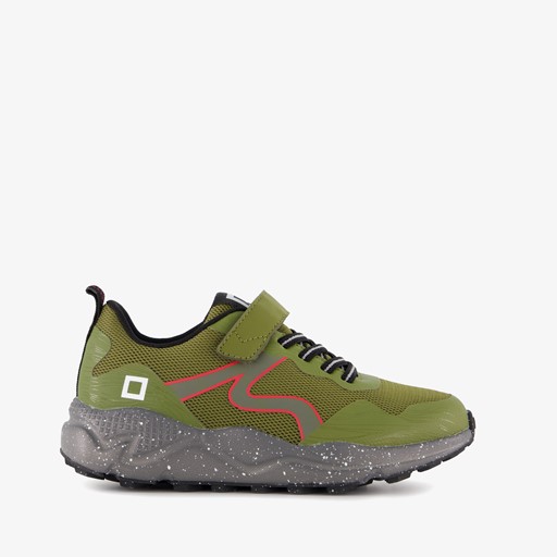 Jongens sneakers groen grijs