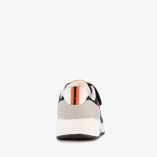 Jongens sneakers blauw oranje