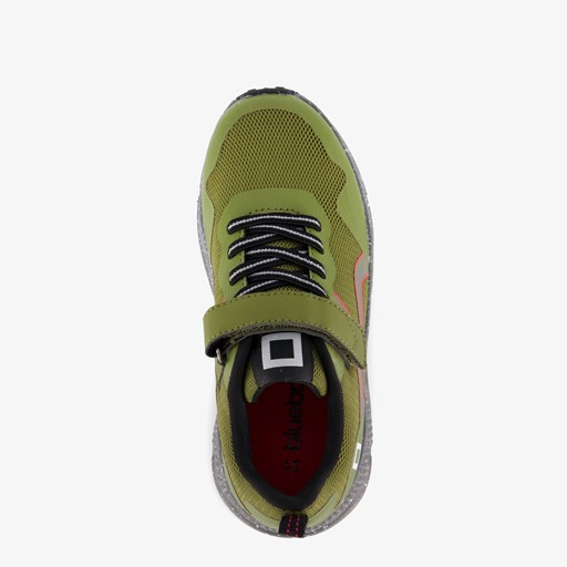 Jongens sneakers groen grijs