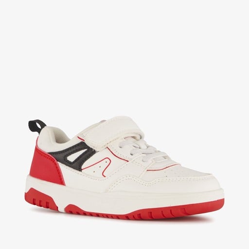 Jongens sneakers wit rood