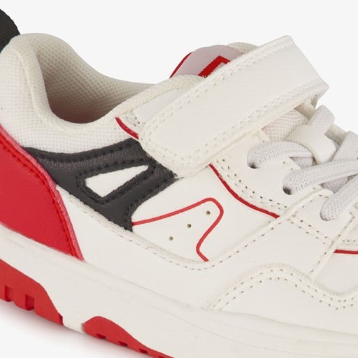 Jongens sneakers wit rood