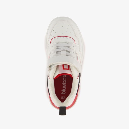 Jongens sneakers wit rood
