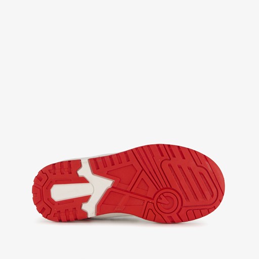 Jongens sneakers wit rood