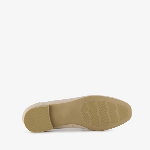 Dames loafers beige