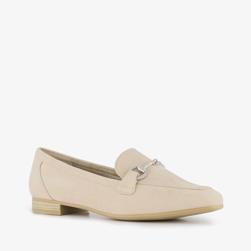 Dames loafers beige