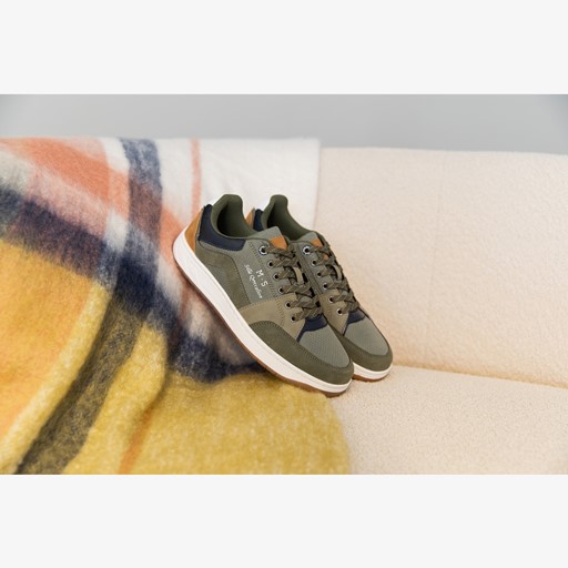 Heren sneakers groen