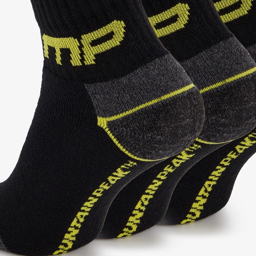 3 paar werksokken zwart