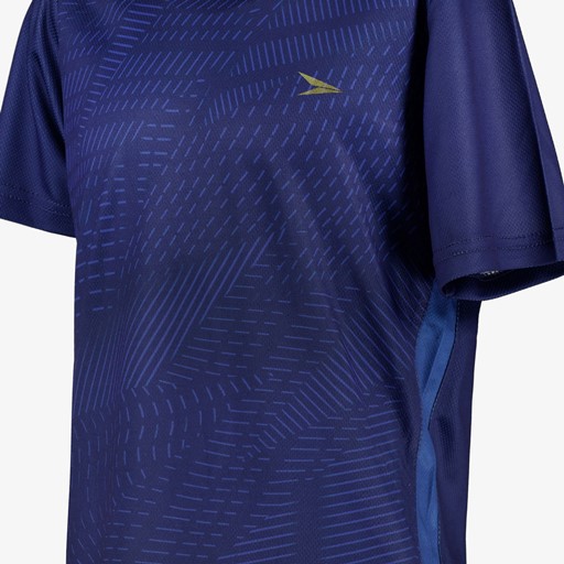 Dry kinder voetbal T-shirt blauw