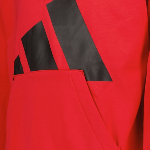 M BL heren hoodie rood