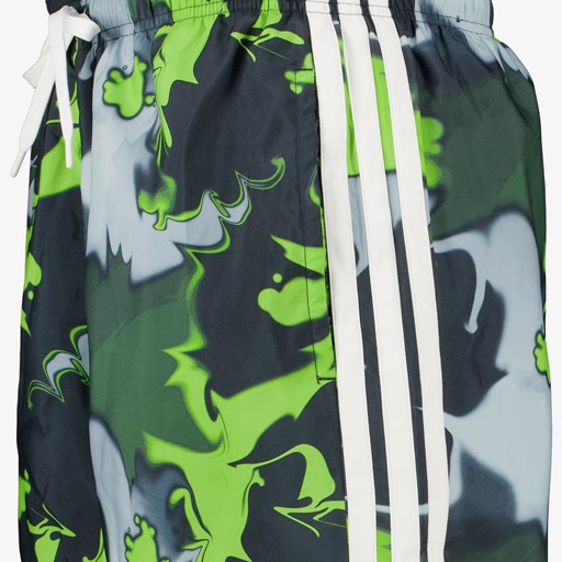 Heren zwemshort groen met print