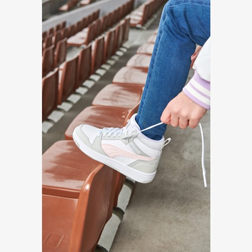 Rebound V6 Mid meisjes sneakers grijs