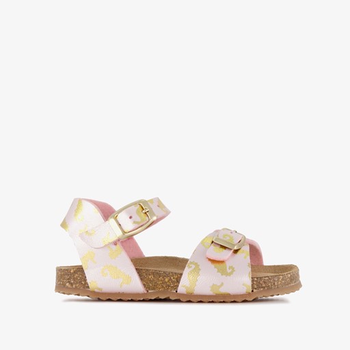 Leren meisjes bio sandalen zeepaardjes