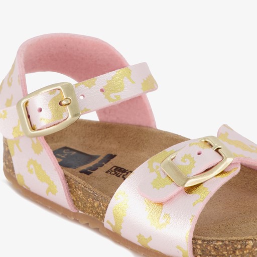 Leren meisjes bio sandalen zeepaardjes