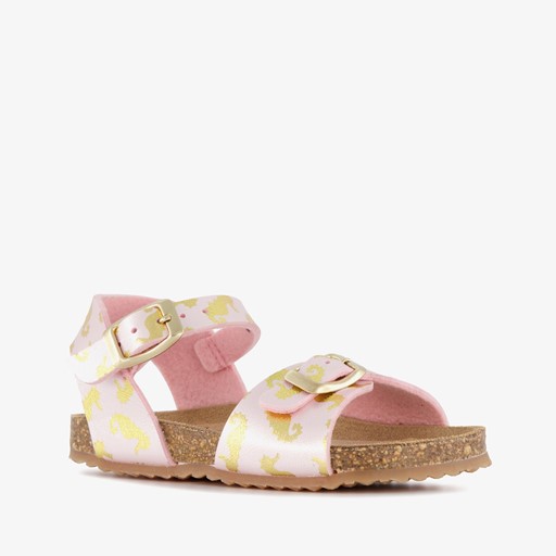 Leren meisjes bio sandalen zeepaardjes