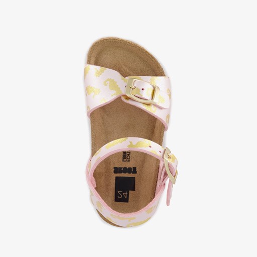 Leren meisjes bio sandalen zeepaardjes
