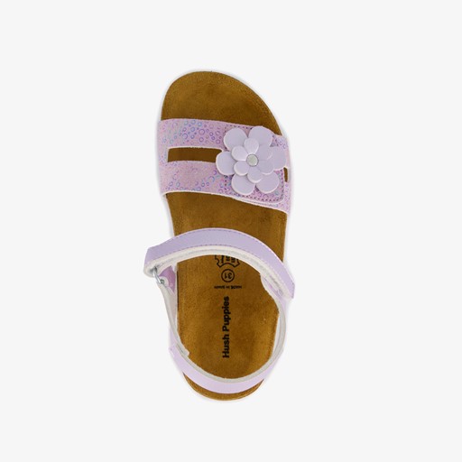 Meisjes bio sandalen lila