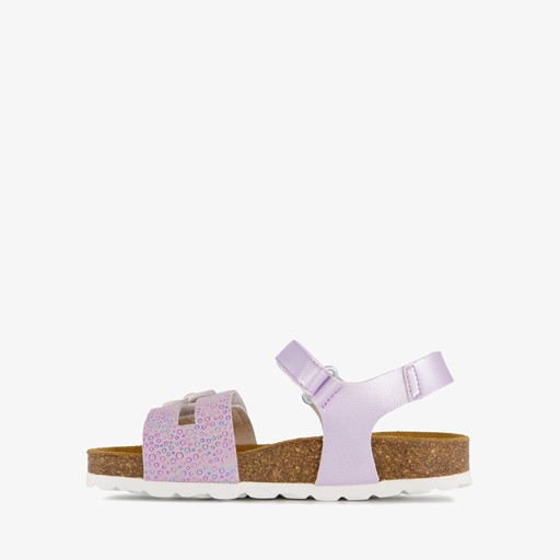 Meisjes bio sandalen lila