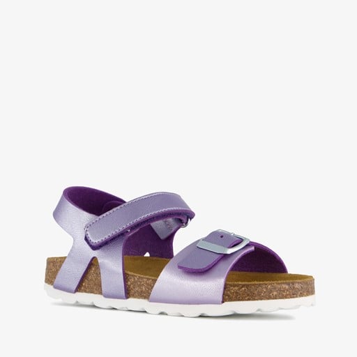 Kinder bio sandalen paars