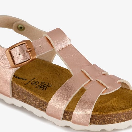 Meisjes bio sandalen rosé
