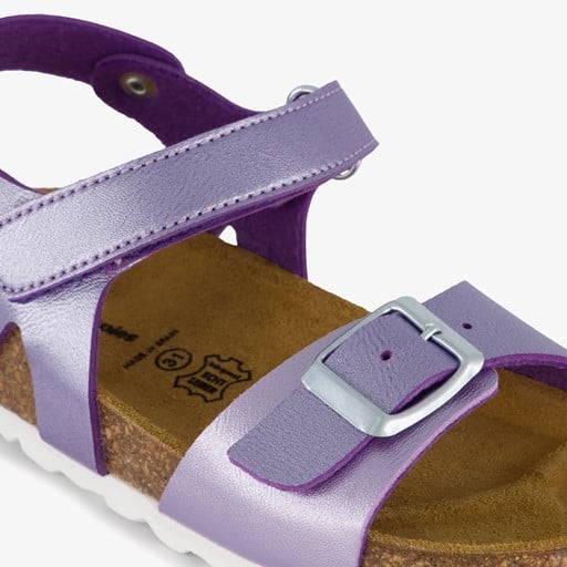 Kinder bio sandalen paars