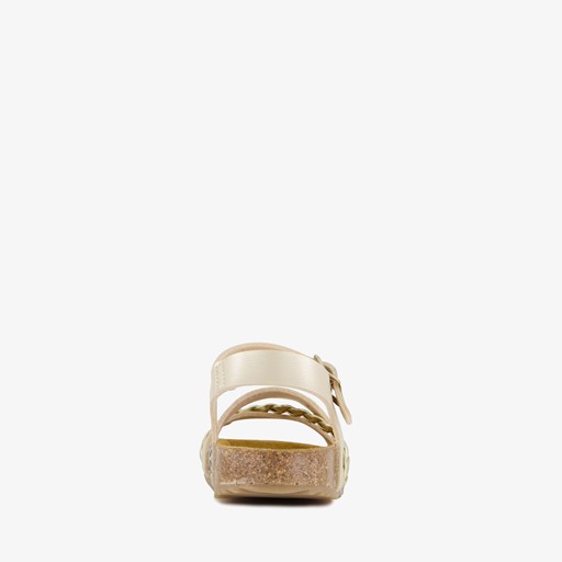 Meisjes bio sandalen beige