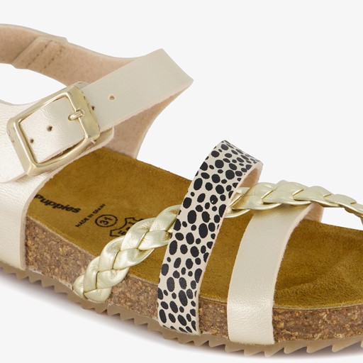 Meisjes bio sandalen beige