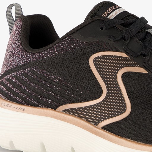 Flex Appeal 5.0 sneakers zwart glitter