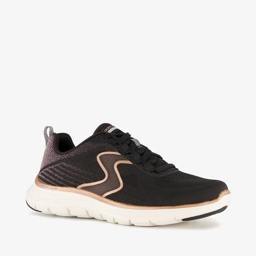 Flex Appeal 5.0 sneakers zwart glitter