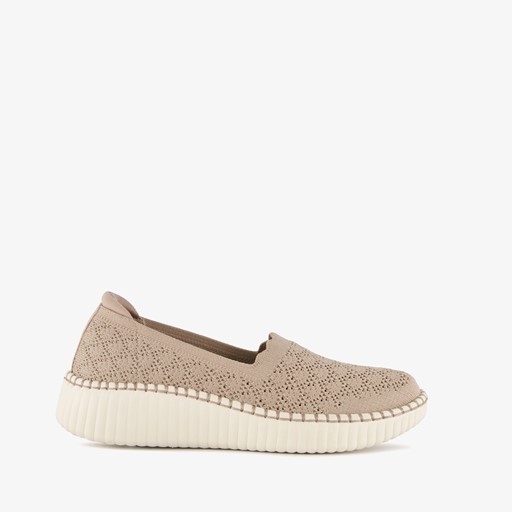 Wilshire Blvd dames instappers beige