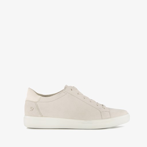 ECCO Soft Classic veterschoenen beige