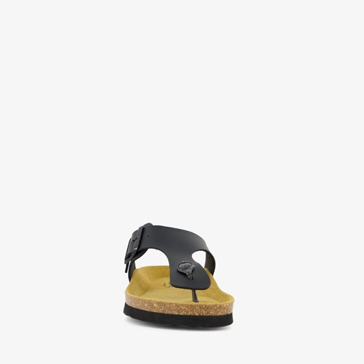Dames bio slippers zwart