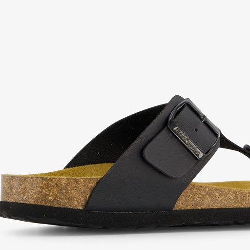 Dames bio slippers zwart