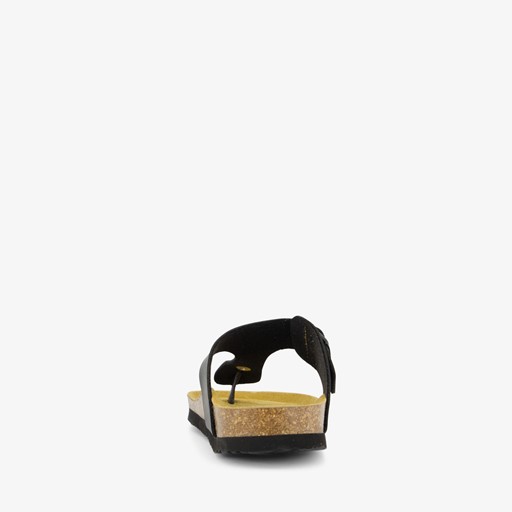 Dames bio slippers zwart