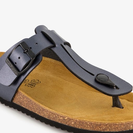 Dames bio teenslippers zwart