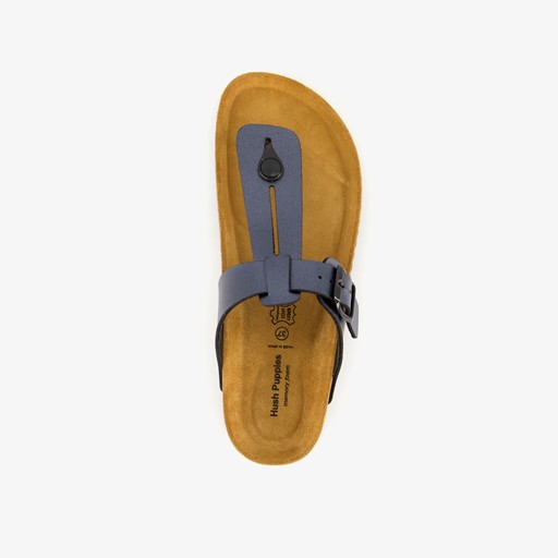 Dames bio teenslippers zwart