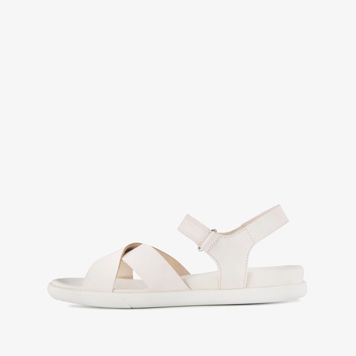 ECCO Damara leren dames sandalen beige