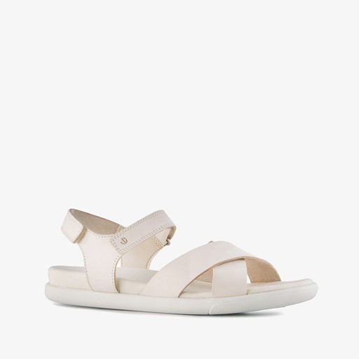 ECCO Damara leren dames sandalen beige