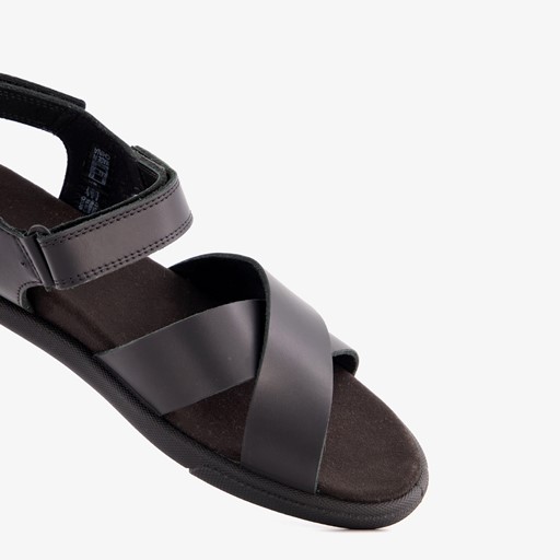 ECCO Damara leren dames sandalen zwart