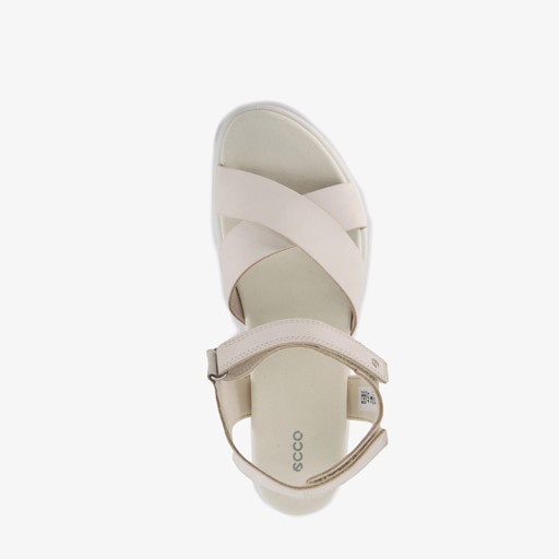 ECCO Damara leren dames sandalen beige