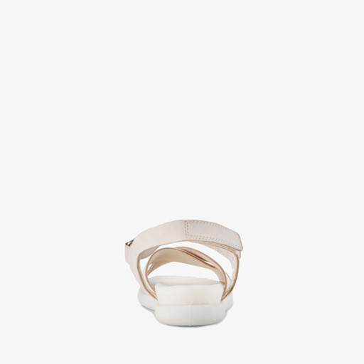 ECCO Damara leren dames sandalen beige