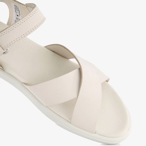 ECCO Damara leren dames sandalen beige