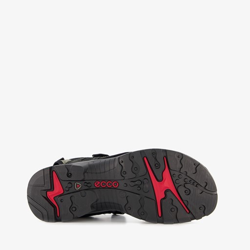 ECCO Onroads leren dames sandalen zwart groen