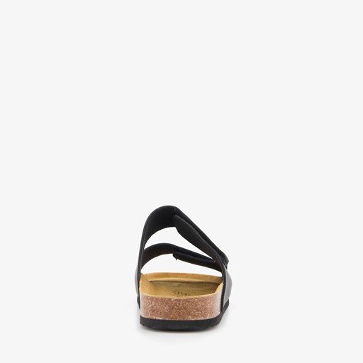Heren bio slippers zwart