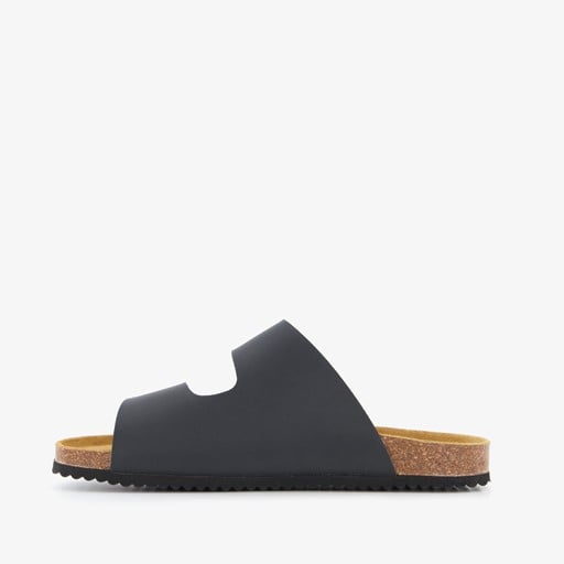 Heren bio slippers zwart