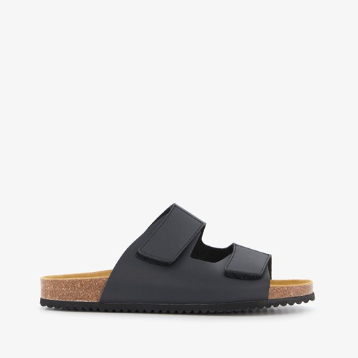 Heren bio slippers zwart