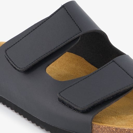 Heren bio slippers zwart