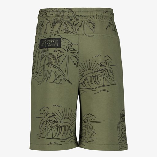 Jongens short groen met palmbomen