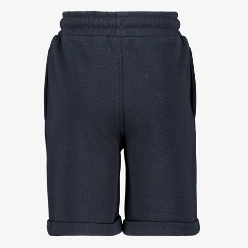 Jongens pique short blauw